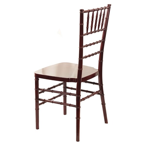 Atlas Commercial Products Resin Chiavari Chair with Premium Steel Frame, Mahogany RCC3MHG - main